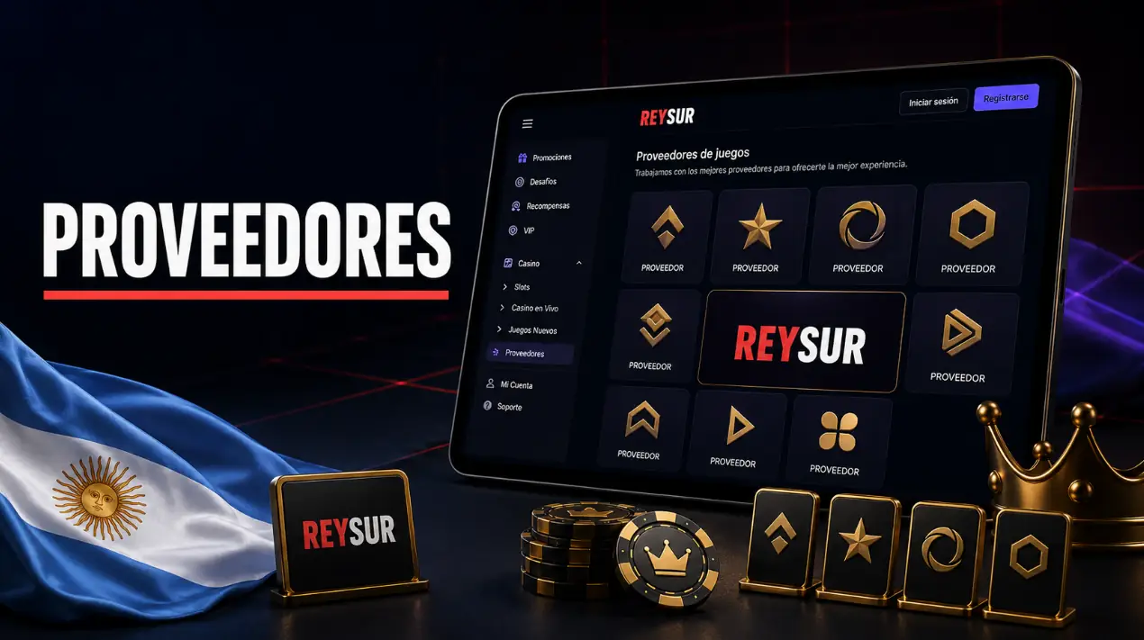 Proveedores de juegos presentes en ReySur