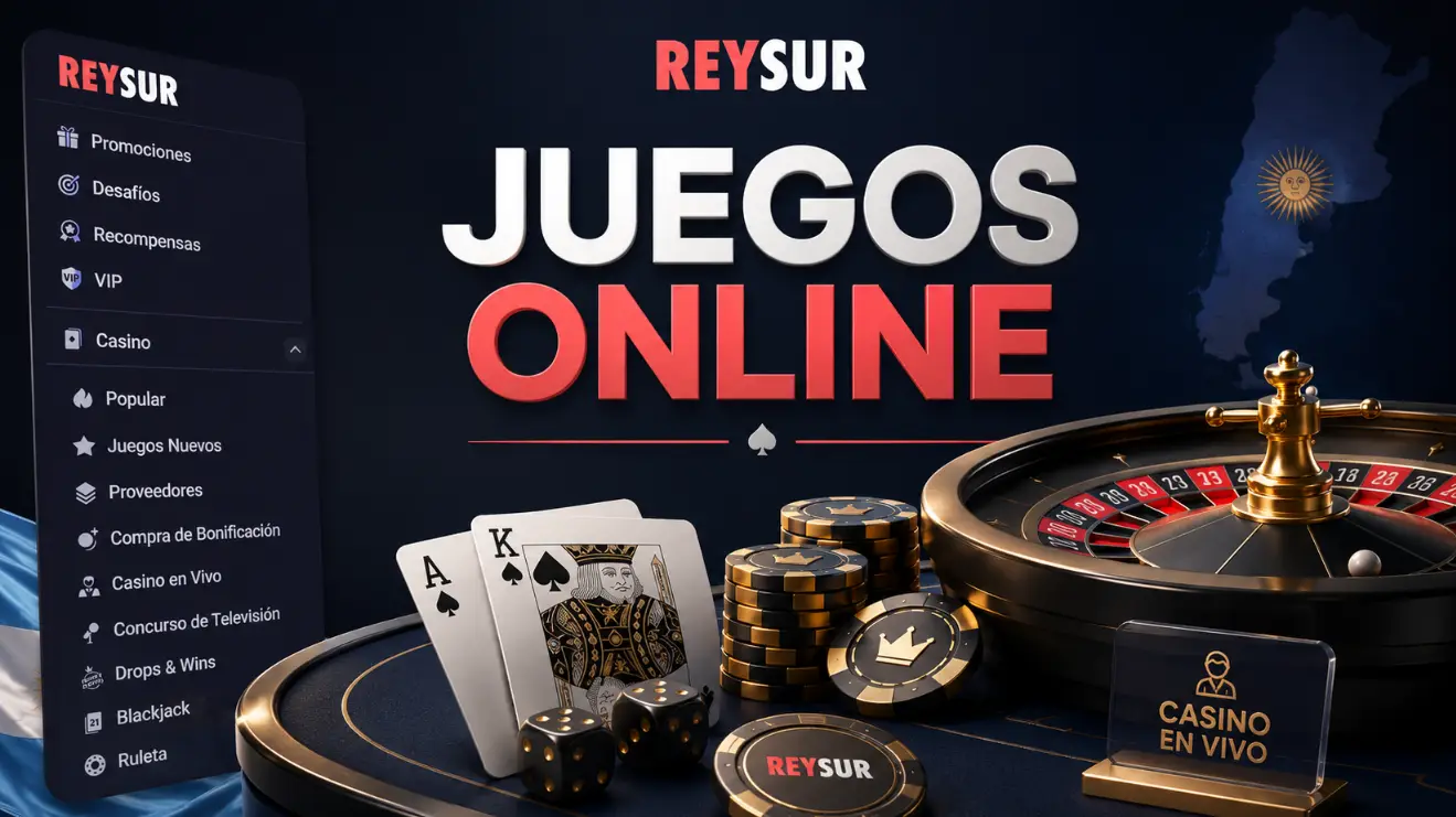 Juegos disponibles en Rey Sur Casino Online